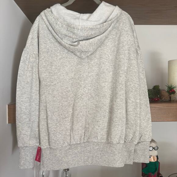Xhilaration Sleepwear Hooded Sweatshirt in Heather Grey - Picture 3 of 5